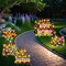Happy Birthday Yard Signs with Stakes - LED Outdoor Lawn Signs Neon Waterproof Sign with Lights - Gift Box Lighted Yard Signs for Garden Outdoor Party Supplies